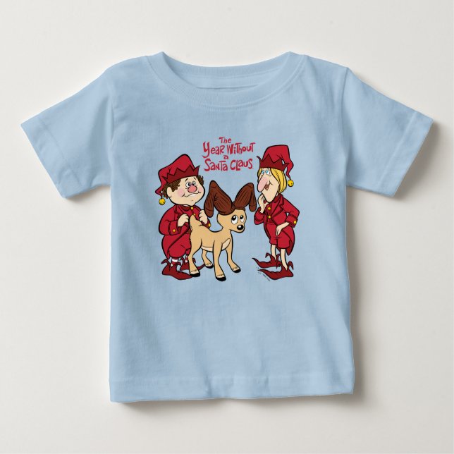 Camiseta Para Bebê Jingle, Jangle e Vixen (Frente)
