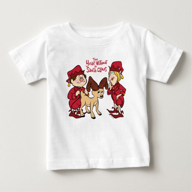 Camiseta Para Bebê Jingle, Jangle e Vixen (Frente)