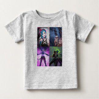 Camiseta Para Bebê Jinx Arcane Boys Tshirt