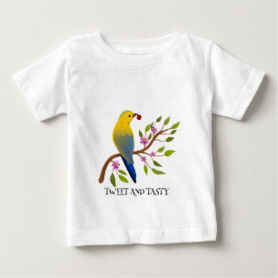 Camiseta Para Bebê joaninha inseto saboroso colorido passarinho femin