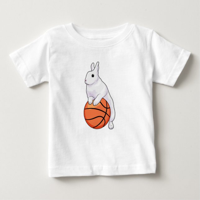 Camiseta Para Bebê Jogador de basquetebol (Frente)