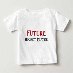 Camiseta Para Bebê Jogador de hóquei futuro