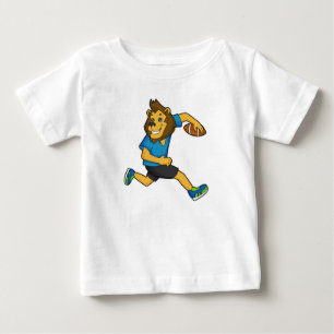 Camiseta Para Bebê Jogador de Lion Rugby
