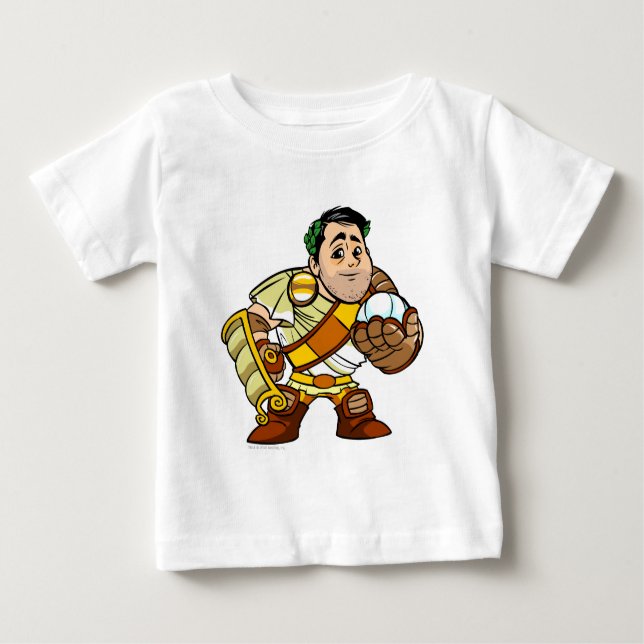 Camiseta Para Bebê Jogador do Funcionarios Altador El Picklesaur (Frente)