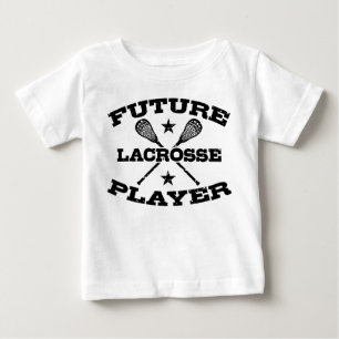 Camiseta Para Bebê Jogador futuro do Lacrosse