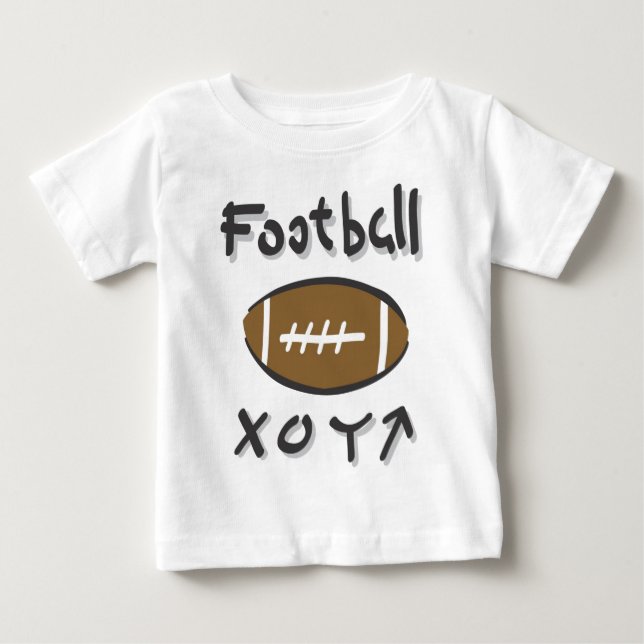 Camiseta Para Bebê jogos de futebol (Frente)