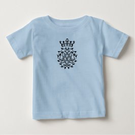 Camiseta Para Bebê Johann Sebastian Bach Seal Crest Monograma Insigni