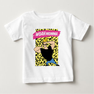 Camiseta Para Bebê Johnny Bravo - Woah Momma