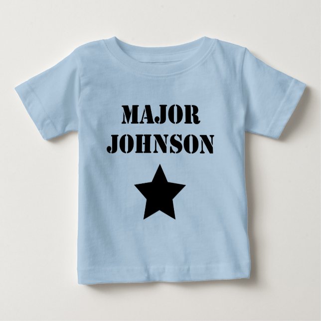 Camiseta Para Bebê Johnson principal (Frente)