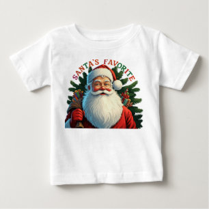 Camiseta Para Bebê Jolly Old Santo Nick - Papais noeis Favoritos