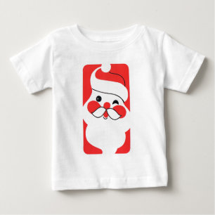 Camiseta Para Bebê Jolly Santa Claus