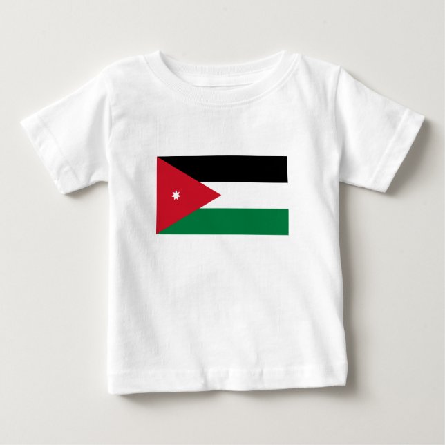 Camiseta Para Bebê Jordan Flag (Frente)