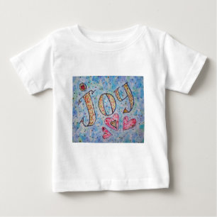 Camiseta Para Bebê Joy Art T-shirt (Imagem de Lado Duplo)