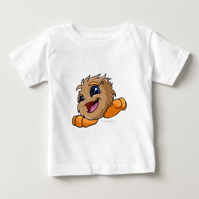 Camiseta Para Bebê JubJub Brown (Frente)