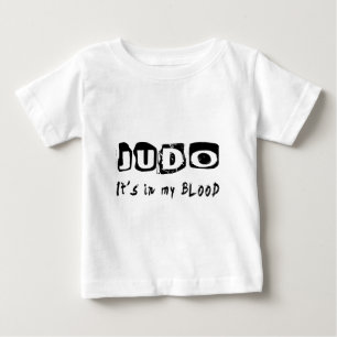 Camiseta Para Bebê Judo está em meu sangue