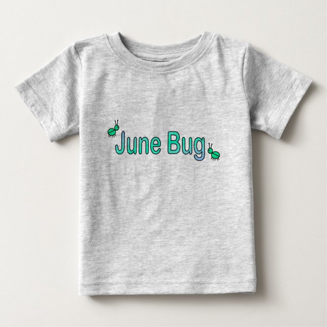 Camiseta Para Bebê JuneBug (Frente)