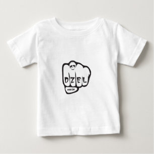 Camiseta Para Bebê Junta acima do T do bebê