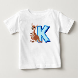Camiseta Para Bebê K de Canguru