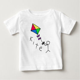 Camiseta Para Bebê K é para pipa