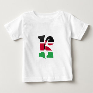 Camiseta Para Bebê K (Kenya)