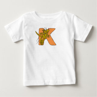 Camiseta Para Bebê K para o t-shirt do bebê do canguru