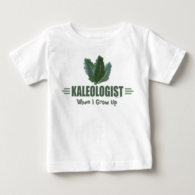 Camiseta Para Bebê Kale Engraçado (Frente)
