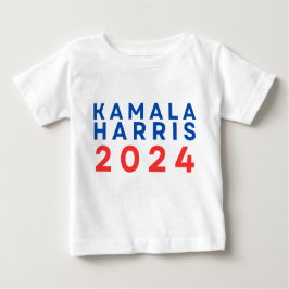 Camiseta Para Bebê Kamala Harris 2024 Eleição Presidencial EUA