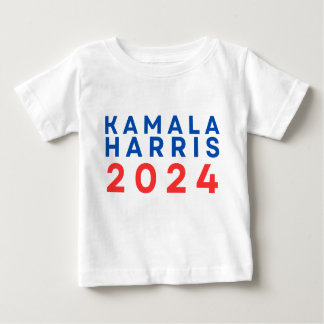 Camiseta Para Bebê Kamala Harris 2024 Eleição Presidencial EUA