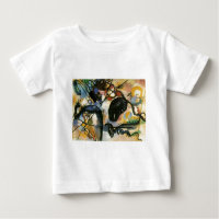 Kandinsky Black Spot Abstrato