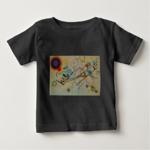Camiseta Para Bebê Kandinsky Composição VIII