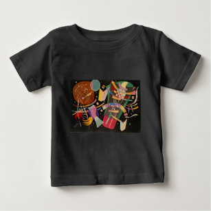 Camiseta Para Bebê Kandinsky Composition 10 Abstrato Painting
