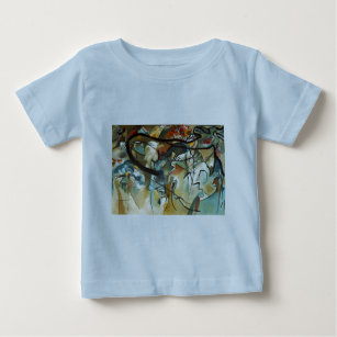 Camiseta Para Bebê Kandinsky Composition V Abstrato Pintura