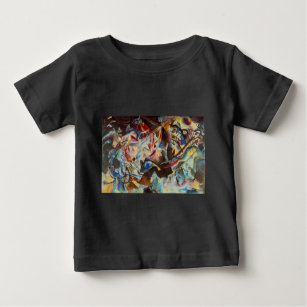 Camiseta Para Bebê Kandinsky Composition VI Abstrato Pintura