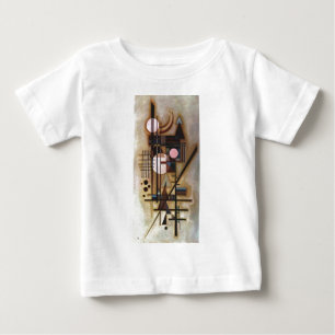 Camiseta Para Bebê Kandinsky Construção Suave