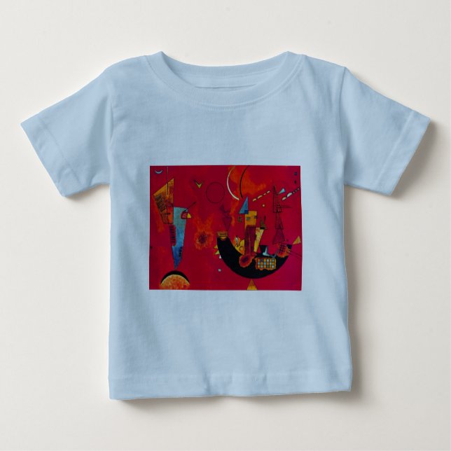 Camiseta Para Bebê Kandinsky Mit e Contra (Frente)