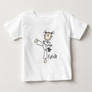 Camiseta Para Bebê Karate Girl Tshirts and Gifts