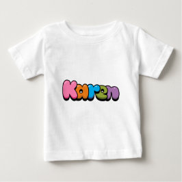 Camiseta Para Bebê Karen