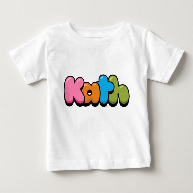 Camiseta Para Bebê Kath (Frente)