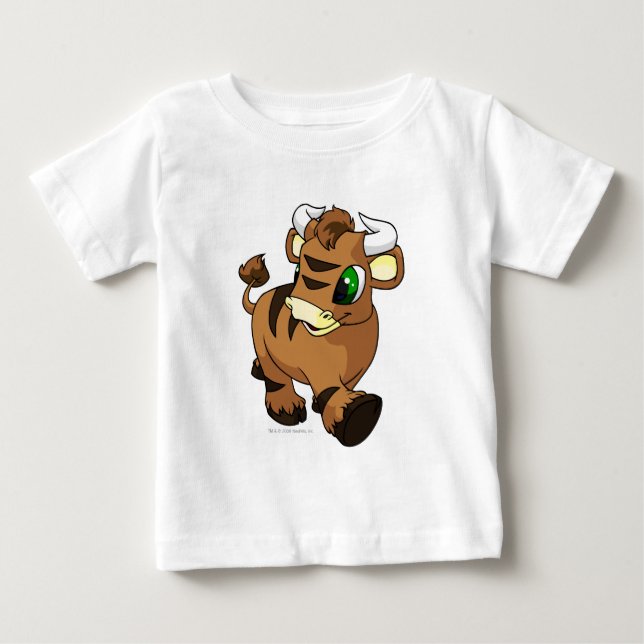 Camiseta Para Bebê Kau Brown (Frente)