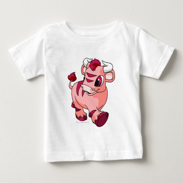 Camiseta Para Bebê Kau Pink (Frente)