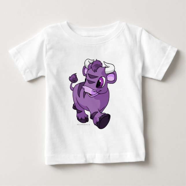 Camiseta Para Bebê Kau Purple (Frente)