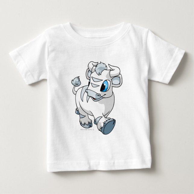 Camiseta Para Bebê Kau White (Frente)
