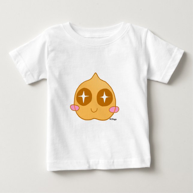 Camiseta Para Bebê Kawaii do grão-de-bico (Frente)