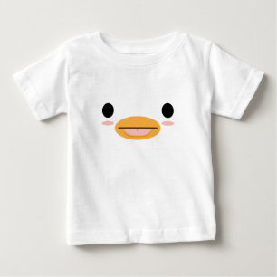 Camiseta Para Bebê Kawaii Duck Tongue "Muito fofo para ser sério."