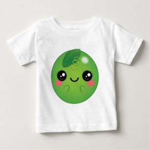 Camiseta Para Bebê Kawaii Pea