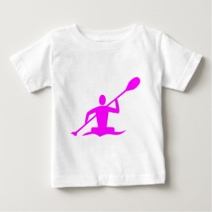 Camiseta Para Bebê Kayaking - Magenta