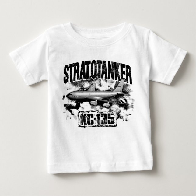 Camiseta Para Bebê KC- 135 Stratotanker Baby Romper T-Shirt (Frente)