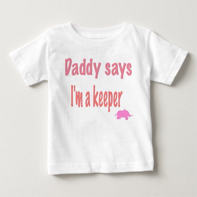 Camiseta Para Bebê Keeper (Frente)
