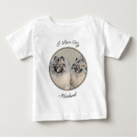 Keeshond Brothers Painting - Arte Original de Cach