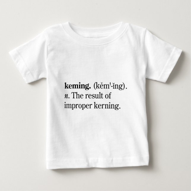 Camiseta Para Bebê Keming (Frente)